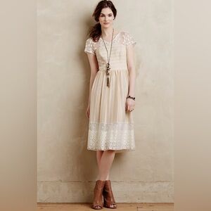 Moulinette Soeurs POEMA Cream Dress NWT